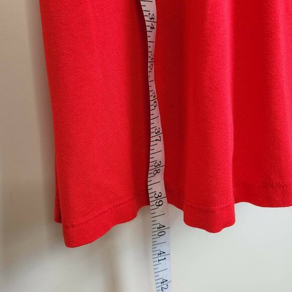 Maternal America Sleeveless Front Tie Dress - Red - Picture 9 of 13